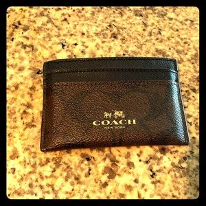 Coach credit card holder